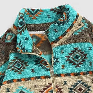 Sweat-shirt vintage avec lettres appliquées pour homme, streetwear, patchwork vieilli, sweat-shirt zippé, sweat-shirt rétro avec broderie graphique - Product Image 4