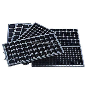 Baki Bibit Sel-Duplikat 200/288 Lubang, Bahan PE Hitam Tahan Lama, Baki Pembibitan 0.7 Galon, Langsung dari Pabrik, Skala Besar - Product Image 3