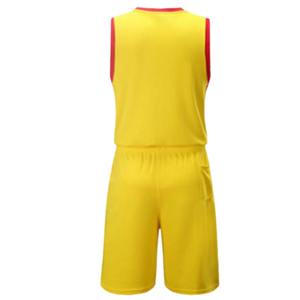 Ensembles d'uniformes de basketball personnalisables 100 % polyester sublimé, antibactériens, respirants, séchage rapide, avec logo du nom de l'équipe, grandes tailles - Product Image 5