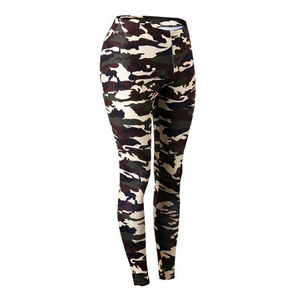 Leggings pour femmes à taille mi-haute, décontractés, respirants, en tricot, longueur intégrale, en Spandex/Polyester, pour la gym et l'entraînement, haute qualité, prix avantageux - Product Image 1