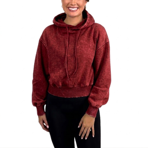 Sudadera con Capucha Lisa Personalizada para Mujer, de Alta Calidad, Transpirable, Forrada de Felpa para Invierno, 100% Algodón, Corte Regular - Product Image 3