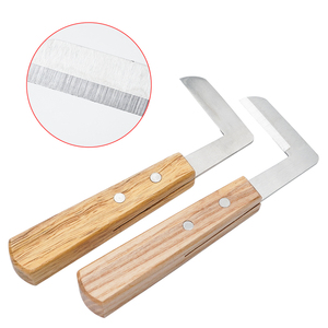 Cuchillo para Pezuñas, Estrecho, de Doble Filo, para Mano Derecha, para Caballos, Hoja de Acero Inoxidable, Uso Veterinario - Product Image 3