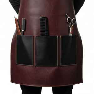 Delantal de Sommelier de Cuero Genuino Resistente a Olores para Profesionales del Servicio de Vinos - Lujoso Accesorio de Hostelería con Soporte para Herramientas LPN-0317 - Product Image 4