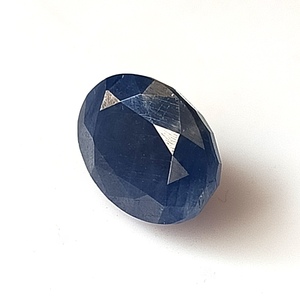 Saphir bleu naturel de Birmanie de 3,15 carats, taille ovale facettée, non chauffé, pierre précieuse en vrac, saphirs internationaux pour la fabrication de bijoux - Product Image 4