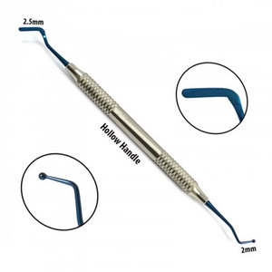 Juego de espátulas y pulidores dentales profesionales para restauraciones de composite, instrumentos médicos con puntas recubiertas de titanio - Product Image 2
