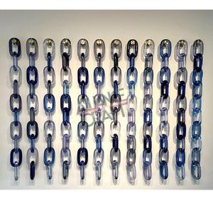 โซ่เรซิ่นใสหลากสีขนาดใหญ่สำหรับตกแต่งผนัง DIY และอุปกรณ์กั้นห้อง - Product Image 2