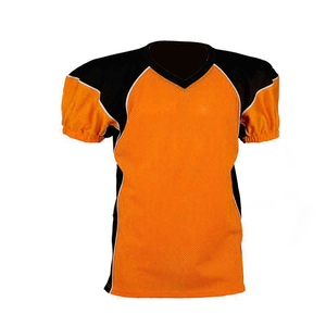 Jersey de Fútbol Americano Personalizado, Transpirable, Unisex, 100% Poliéster, Anti-UV, Manga Corta, Cuello Corazón - Product Image 3