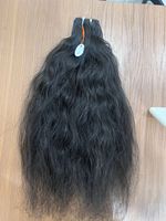 Extensions de cheveux Remy 100% naturels non traités de luxe, provenant de temples d'Inde du Sud, couleur naturelle, bouclés, sans perte ni nœuds, double trame cousue à la machine