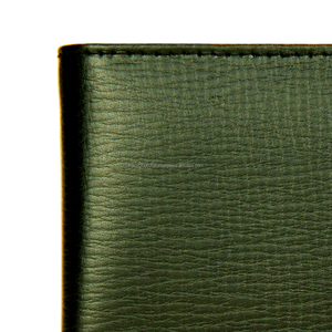 Cartera de lujo de cuero genuino para hombre, tarjetero minimalista RFID plegable, logotipo personalizado, cierre abierto, forro de poliéster, monedero al por mayor - Product Image 5