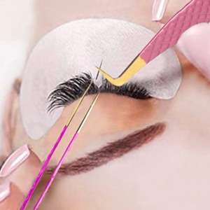 HARBOR INDUSTRY – Kit de pinces à cils en acier inoxydable dégradé rose, pointes lisses et durables, longueur 10 cm, pour extensions de cils et sourcils - Product Image 6