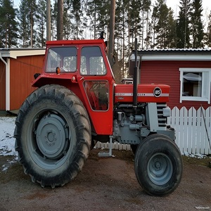 Massey Ferguson 185 Hp 4Wd Gear Drive Diesel Farm Tractor Red Wheel Tractor High Productivity - Product Image 6