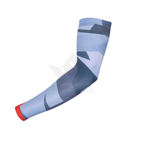 SPARKWELL INDUSTRIES Manchons de cyclisme unisexes personnalisés anti-UV respirants en soie glacée rafraîchissante à compression 100 % polyester 120g - Product Image 2