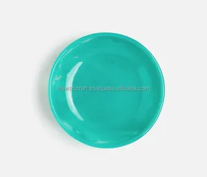 Lujo Aqua Swirl Marble Pattern Resina Ensalada Frutero Diseño superior para decoración del hogar Boda y fiestas Producto de la mejor calidad - Product Image 3