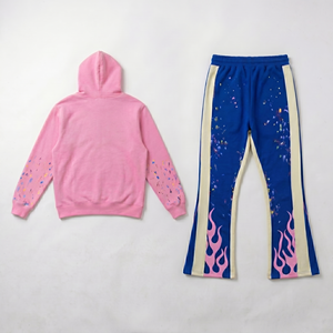 Service OEM Ensemble de survêtement à capuche oversize pour homme, style unique, décontracté, uni, personnalisable, marque privée, 100% coton molletonné - Product Image 2