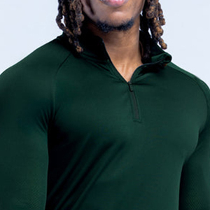T-shirts de sport pour hommes à col montant, nouvelle collection, très demandés, à manches longues, compressifs, respirants, anti-boulochage et anti-humidité - Product Image 2