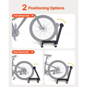 2 Packs de supports de rangement pliables pour vélos de montagne et de route de 20 à 29 pouces - Product Image 3