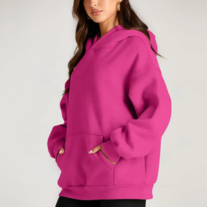 Sudaderas con Capucha Extra Grandes para Mujer, al por Mayor, de Alta Calidad, de Algodón Grueso, con Logotipo Personalizado - Product Image 5