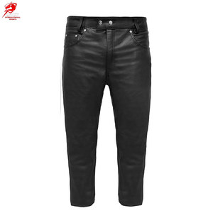 กางเกงหนังผู้ชายคุณภาพสูง ดีไซน์ทันสมัย สวมใส่สบาย ยืดหยุ่นได้ เหมาะสำหรับขี่ม้าและสวมใส่ในชีวิตประจำวัน - Product Image 1