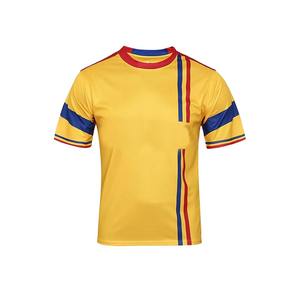 Maillot de football américain court personnalisé de haute qualité avec logo brésilien imprimé pour homme – Sport, entraînement, respirant, séchage rapide, été, rétro - Product Image 4