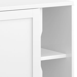 Harper <b>White</b> Low <b>Storage</b> <b>Cabinet</b> for Living Room - Product Image 4