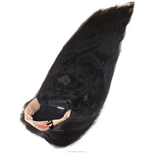 Perruque Lace Front en cheveux humains HD de haute qualité 13x6, densité 300, 100% naturelle, styles raides, couleur naturelle - Product Image 6