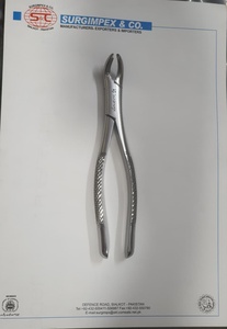 SURGIMPEX FIG 17 Pinzas de Extracción Dentales Ergonómicas de 3 Mandíbulas de Acero Inoxidable con Dientes Moleteados, Certificación CE, para Extracción Manual Quirúrgica Dental - Product Image 5
