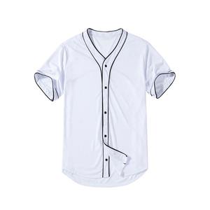 Maillot de baseball moderne avec bordures audacieuses et texture respirante pour un style frais. - Product Image 2