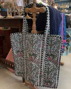 Sacs fourre-tout en velours à imprimé jungle, sac matelassé imprimé tigre, sac fourre-tout de plage - Product Image 1