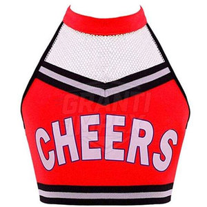 Uniforme de cheerleading léger 100% polyester, couleur unie, personnalisable, de haute qualité, respirant, pour adultes - Product Image 6