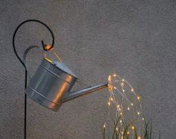 Metal Watering Can Galvanized Finish Durable For <b>Gardening</b> Use - Product Image 1