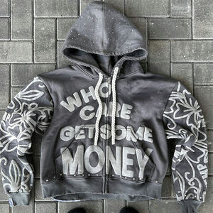High Quality Mens Hoodie Custom Logo Oversized Streetwear Hoodie <b>Bulk</b> Factory Direct Supply - Product Image 4