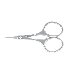 100% Stainless Steel Custom Size <b>Eyebrow</b> Scissors Slanted Type Brow <b>Hair</b> <b>Removal</b> Trimming Solid Color All Other - Product Image 6
