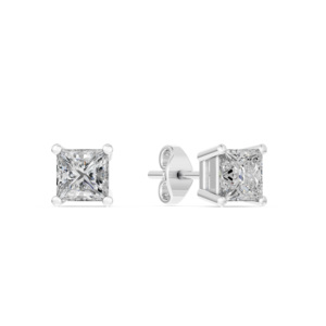 Pendientes de Plata 925 con Diamante de Laboratorio, Certificado IGI, RJC ODM OEM, Joyería Fina Ética, Chapado en Rodio, Regalo de Aniversario de Bodas EA501872 - Product Image 2