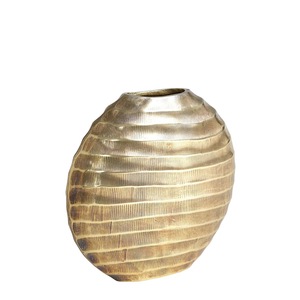 Vase de table en fer au design moderne avec glaçure transparente, porte-fleurs décoratif pour la maison et la vente en gros - Product Image 1