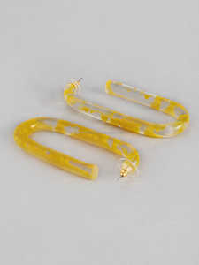 Pendientes de Aro Abiertos de Calidad para Mujer, Aniversario, Amantes, Modernos, Clásicos, de Resina, Nuevos Accesorios de Moda - Product Image 2