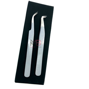 Colección de Pinzas para Extensión de Pestañas con Caja, Logotipo Personalizado, Agarre de Diamante, Acero Inoxidable, Pinzas al por Mayor - Product Image 2