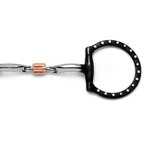 Mors de cheval en acier inoxydable finition miroir cuivré pour adultes, mors de dressage pour l'entraînement et la compétition - Product Image 6