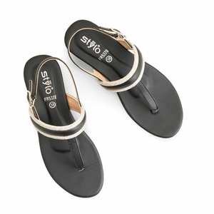 Sandale à talon formel noire FR5378 - Product Image 1