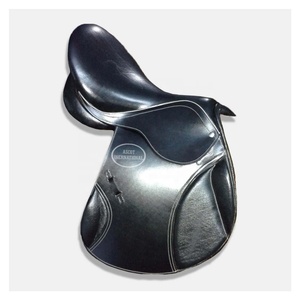 Sillín inglés de cuero genuino de alta calidad, sillín de caballo de doma en negro, marrón, tostado, precio al por mayor - Product Image 2