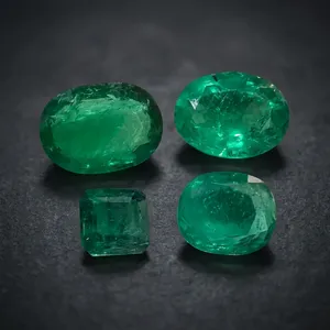 Piedras Preciosas Sueltas de Corte Ovalado Natural para Joyería Femenina, Esmeraldas Verdes, Regalo Hecho a Mano, Lote Mixto, Precio al por Mayor, Tu Elección - Product Image 2