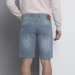 Shorts en jean OEM pour hommes – Nouvelle collection été – Qualité supérieure – Style décontracté urbain – Jean délavé clair – Respirant et confortable – Taille mi-haute - Product Image 3