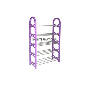 ชั้นวางรองเท้าห้าชั้นชั้นสำหรับบ้านออกนอกบ้านชั้นวางรองเท้าตกแต่งรองเท้าสำหรับจัดเก็บรองเท้าชั้นโลหะ - Product Image 1