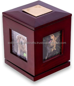 Handmade Funeral Wooden <b>Urn</b> <b>for</b> Pet <b>Ashes</b> Wood Cremation <b>Urns</b> <b>for</b> Cat and <b>Dog</b> <b>Ashes</b> - Product Image 4
