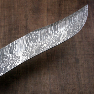 Couteau de chasse à lame fixe fait main, équipement de survie pour le camping en plein air, outil de chasse en acier durable, conception personnalisée, OEM, ODM, vente en gros - Product Image 5