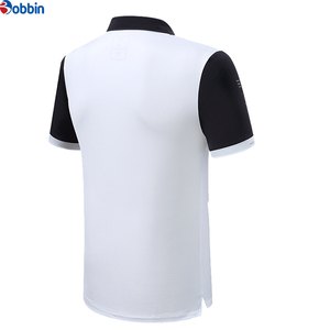 Customized <b>Polo</b> Shirt <b>Sports</b> Private Label Golf <b>Polo</b> Shirts Men's Short Sleeve <b>Polo</b> Shirt White Black Color Blocked <b>Sport</b> Top - Product Image 1