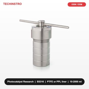 Reactor Hidrotermal para Síntesis de Fotocatalizadores, Autoclave de Acero Inoxidable con Revestimiento de PTFE, 25ml, 50ml, 100ml, 200ml, Opción de Revestimiento de PPL - Product Image 1