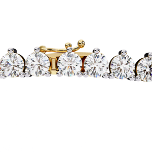 Collar de Cadena de Diamantes Cultivados en Laboratorio de 2 mm, Redondos, de Lujo, Marca Aries Jewel, Certificados por CVD e IGI, en Oro Sólido de 10K, 14K y 18K - Product Image 4