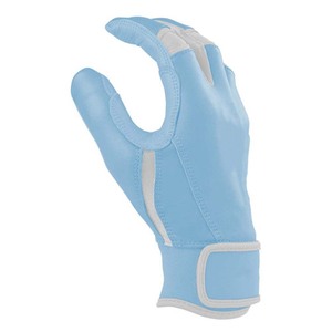Guantes de Bateo ELIXE SPORTS de Cuero Azul Claro, Acolchados, con Cierre de Velcro, Duraderos, Ligeros, Unisex para Adultos, para Entrenamiento, Mano Derecha/Izquierda - Product Image 2