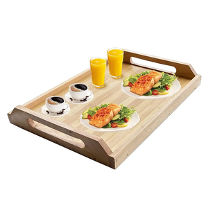Premium Bamboo Food Tray Durable Serving for Home Office Restaurant Hotel Use - Product Image 2