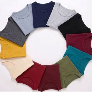 Camiseta de Algodón para Niños, Cuello Redondo, Color Sólido, OEM ODM, Camiseta Lisa de Manga Corta para Niños, Ropa Cómoda para el Uso Diario en Verano - Product Image 4